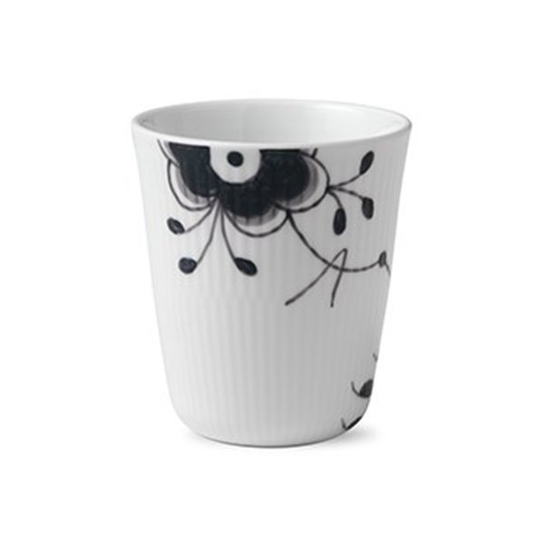 Royal Copenhagen Sort Mega riflet termokop - 29 cl. - Bahne